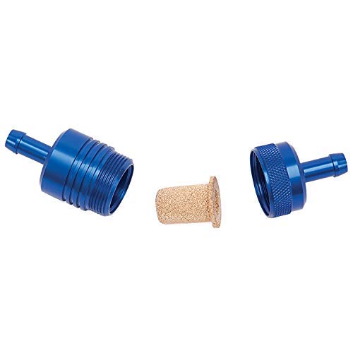 Edelbrock/Russell 645080 Blue Aluminum Street Fuel Filter