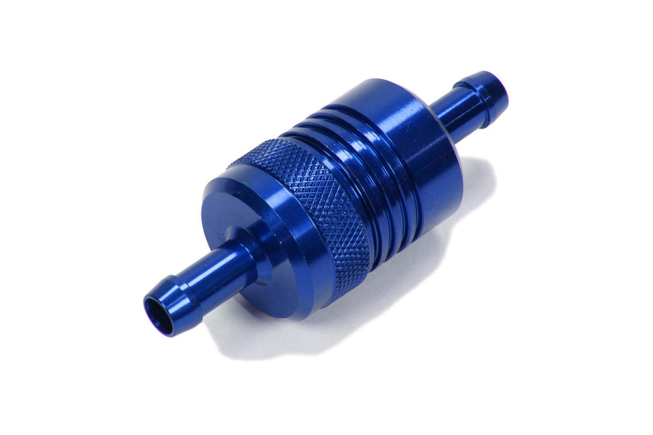 Edelbrock/Russell 645080 Blue Aluminum Street Fuel Filter