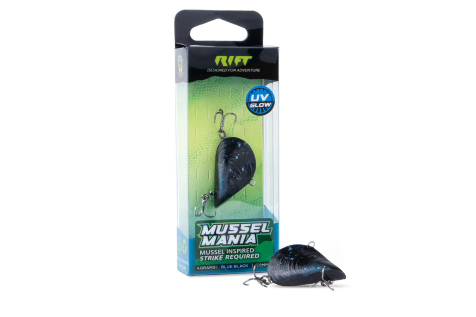 Mussel Mania Blue Black UV