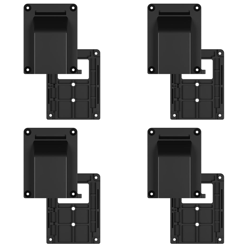4PK Black Nylon Cover and Base to Suit 50AMP Anderson CONNECTORS