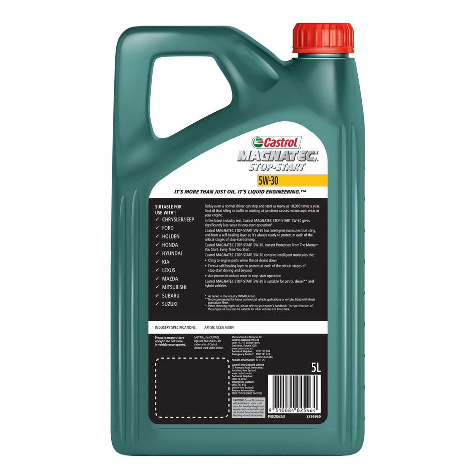 Castrol Magnatec Stop-Start 5W-30 Engine Oil 5 Litre