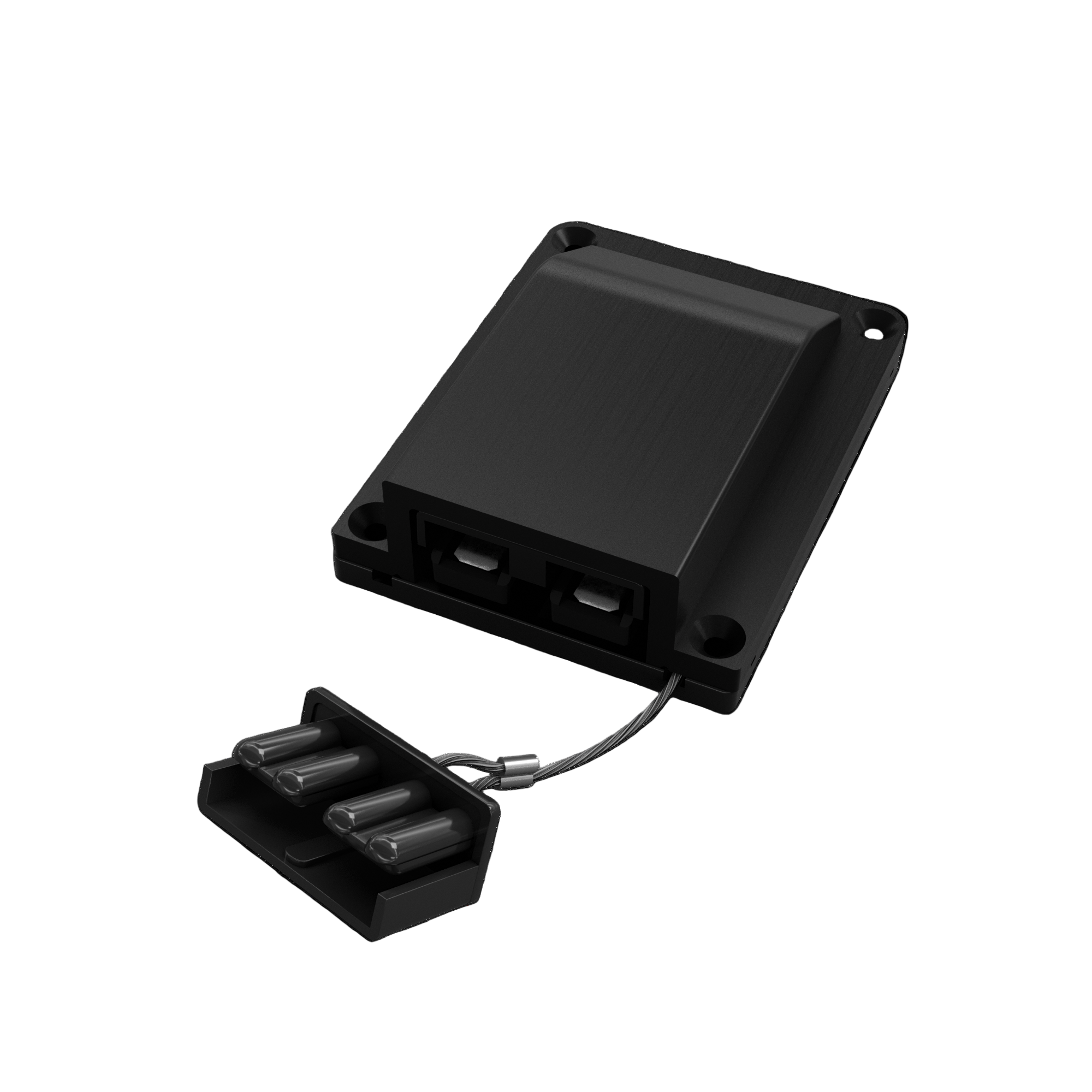 Connector Cover Kit, 50A - Billet Aluminium - Anodised Black