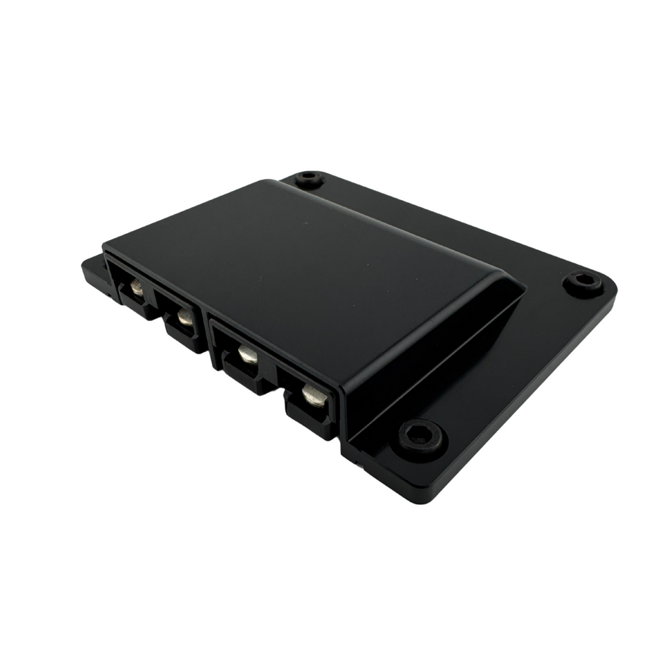 BILLET COVER WITH 2X 2-WAY 50A CONNECTORS