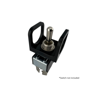 ISS-STYLE Toggle Switch Guard (Billet Aluminum - Anodized Black)