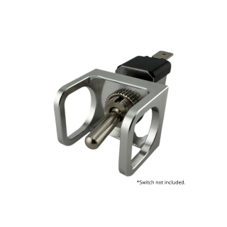 ISS-STYLE Toggle Switch Guard (Billet Aluminium - Silver)