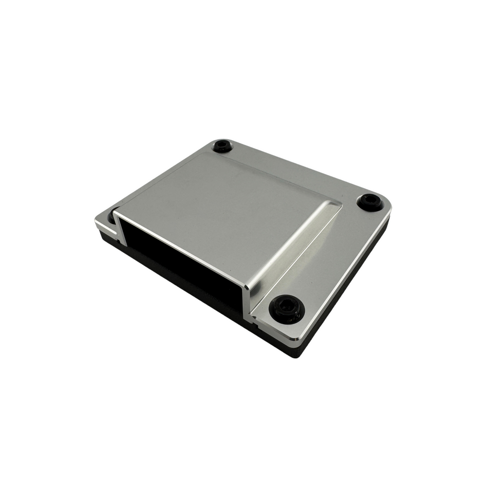 BILLET SILVER COVER WITH NYLON BASE FOR 3-CONTACT 50A CONNECTOR