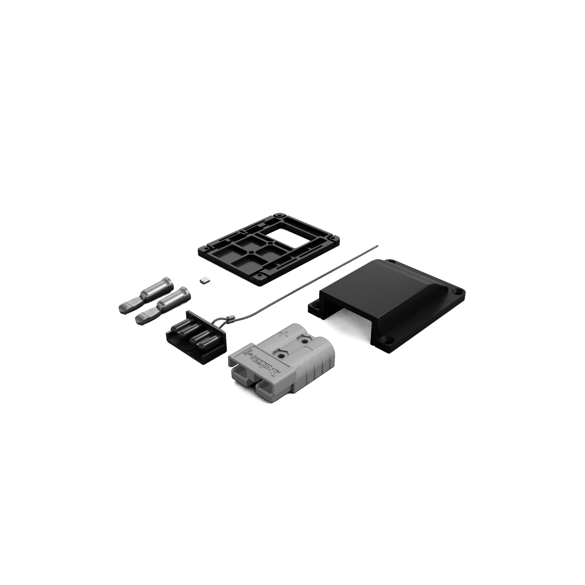 BLACK BILLET KIT WITH BASE AND GREY CONNECTOR