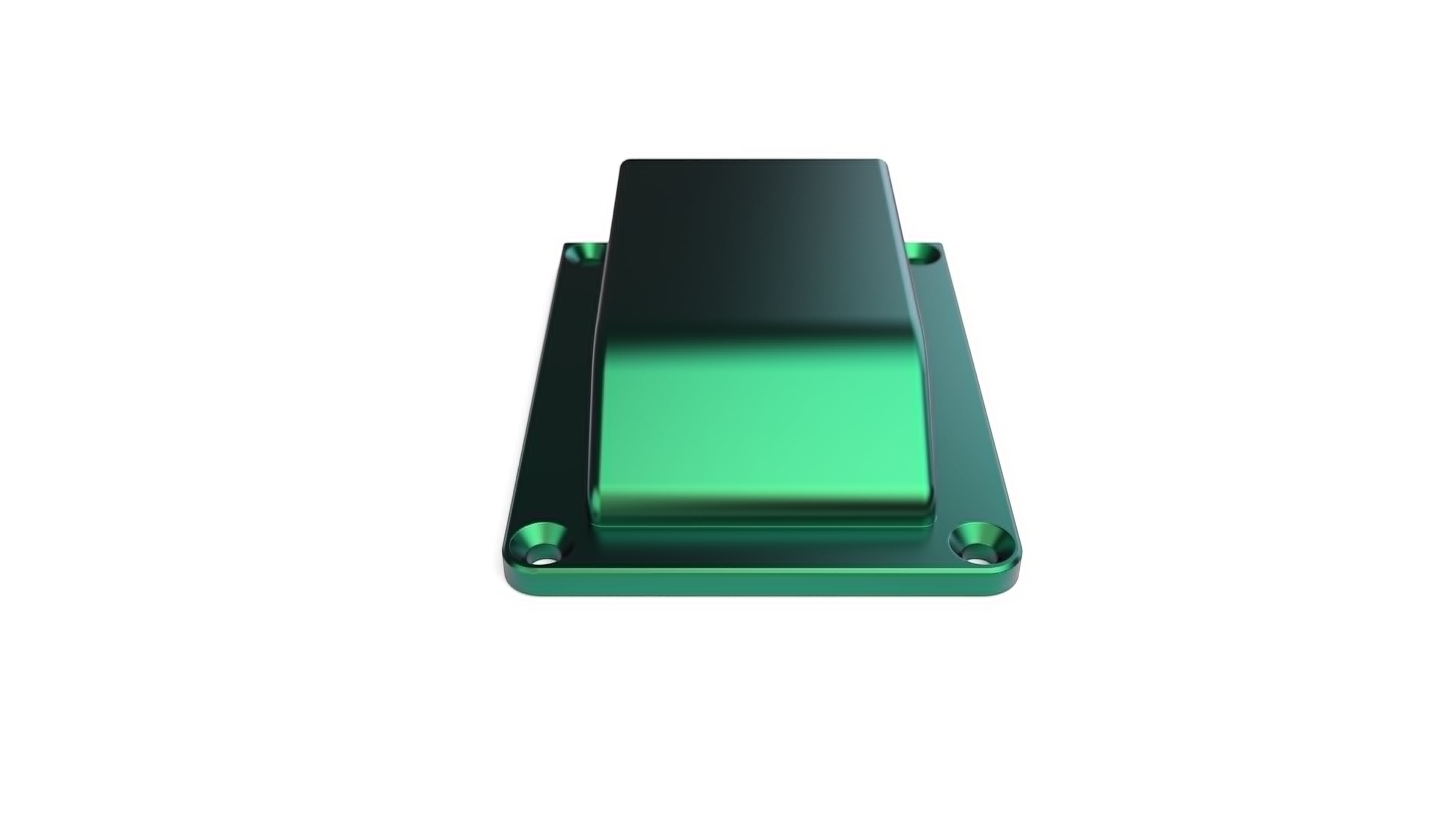 Duskie green billet aluminium housing kit with 2-way 50A connector for 4x4 and canopies.