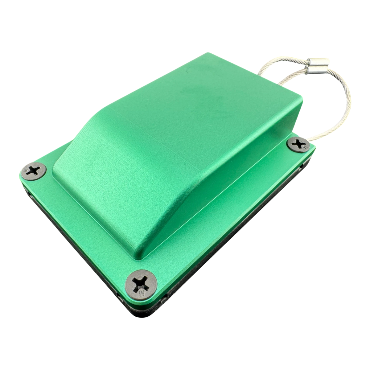 Duskie green billet aluminium housing kit with 2-way 50A connector and dust cap, ideal for 4x4 and canopies.