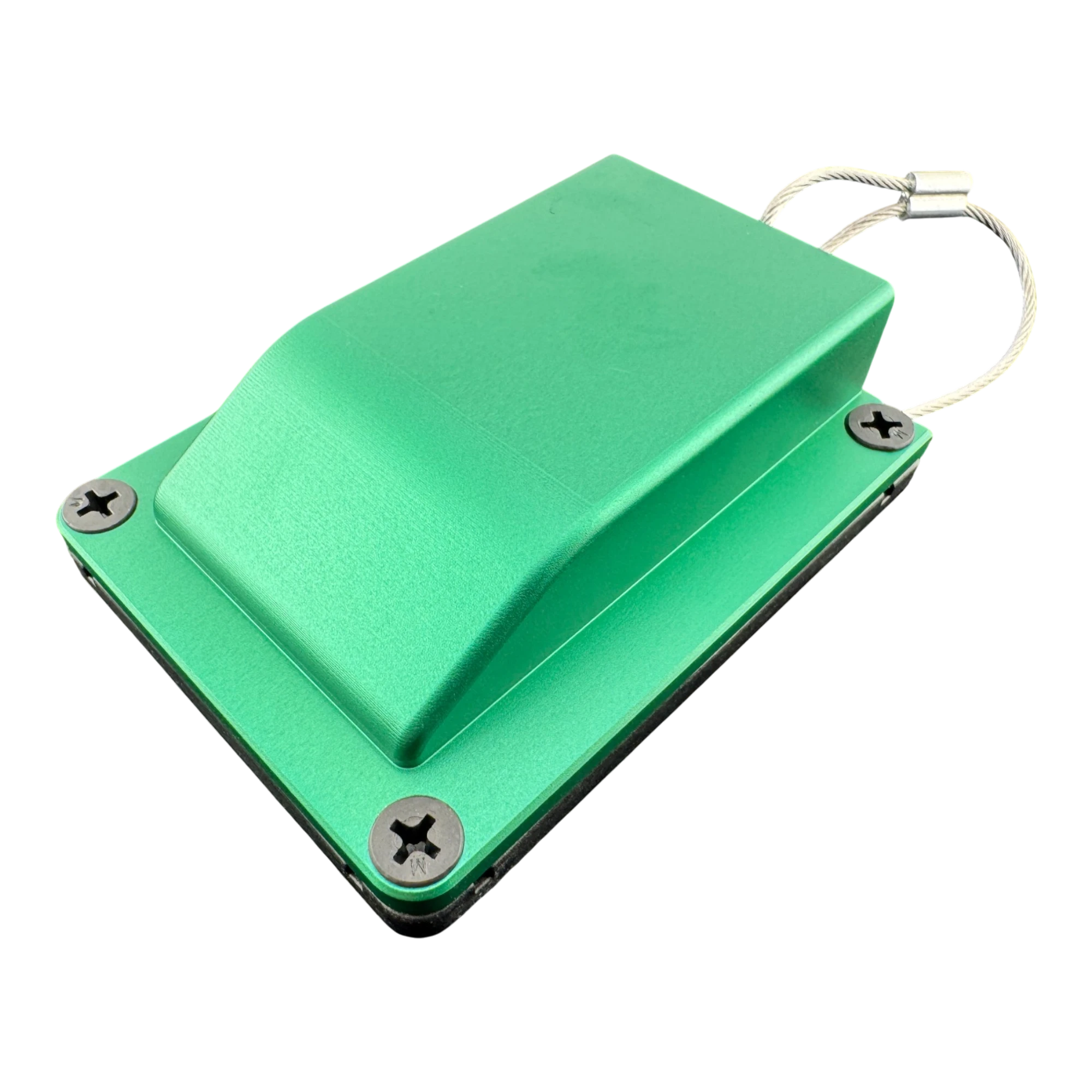 Duskie green billet aluminium housing kit with 2-way 50A connector and dust cap, ideal for 4x4 and canopies.