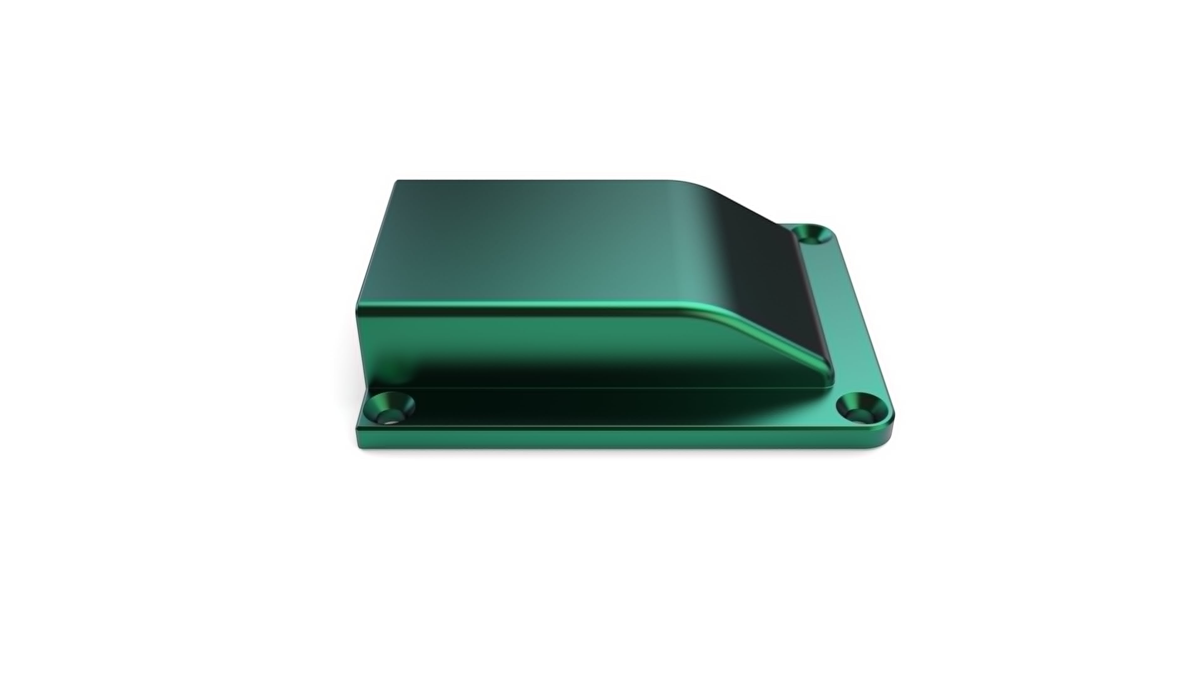 Duskie green billet aluminium housing kit with 2-way 50A connector for 4x4 and canopies.
