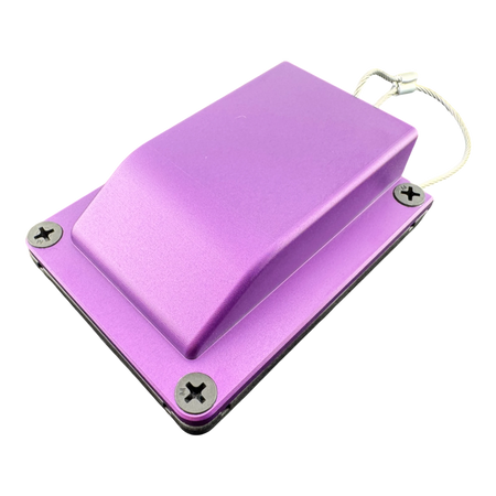 Duskie purple anodised billet aluminium housing with 2-way 50A connector and dust cap. Ideal for 4x4.
