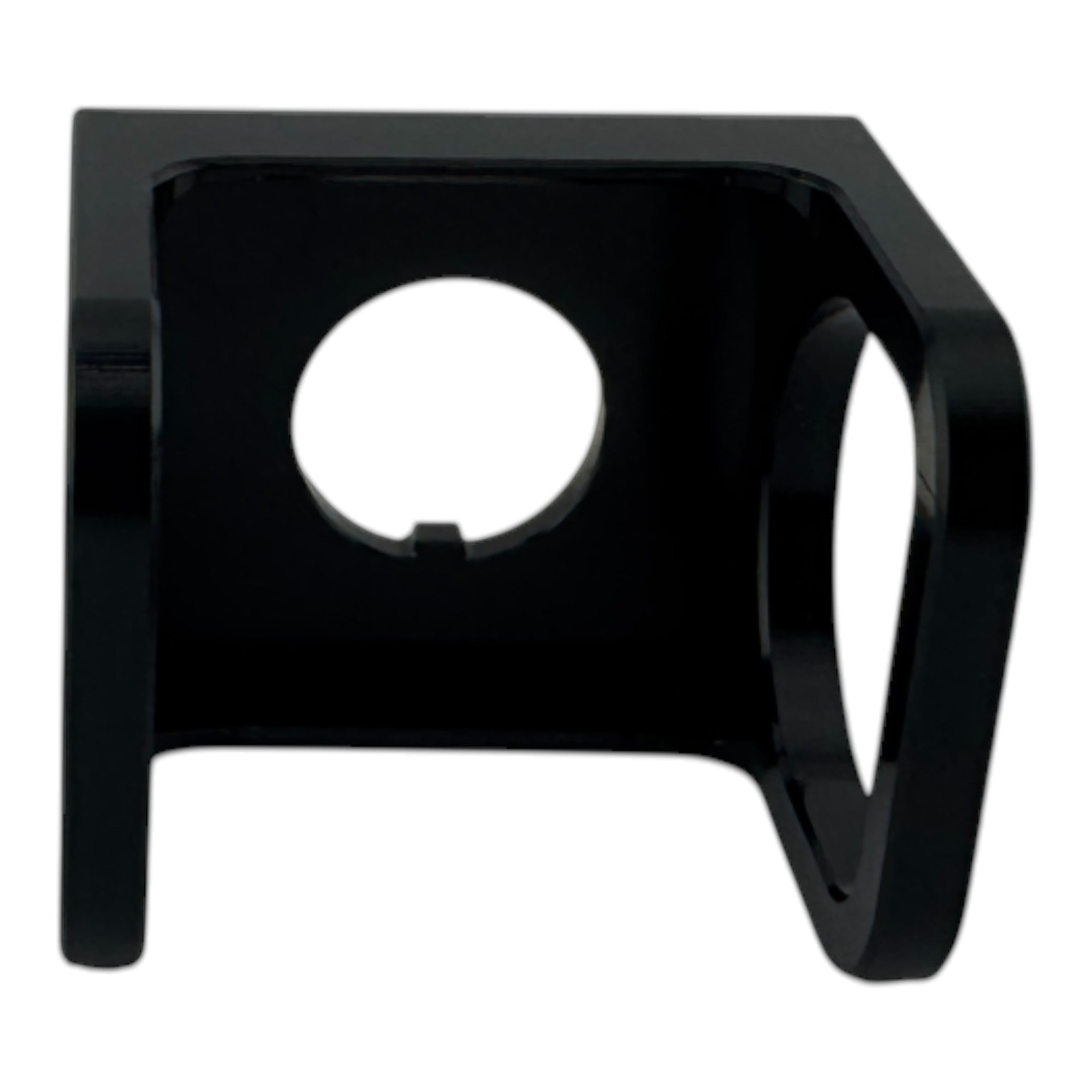 Duskie black anodized billet aluminum ISS-style toggle switch guard. Protects against accidental bumps and spills.