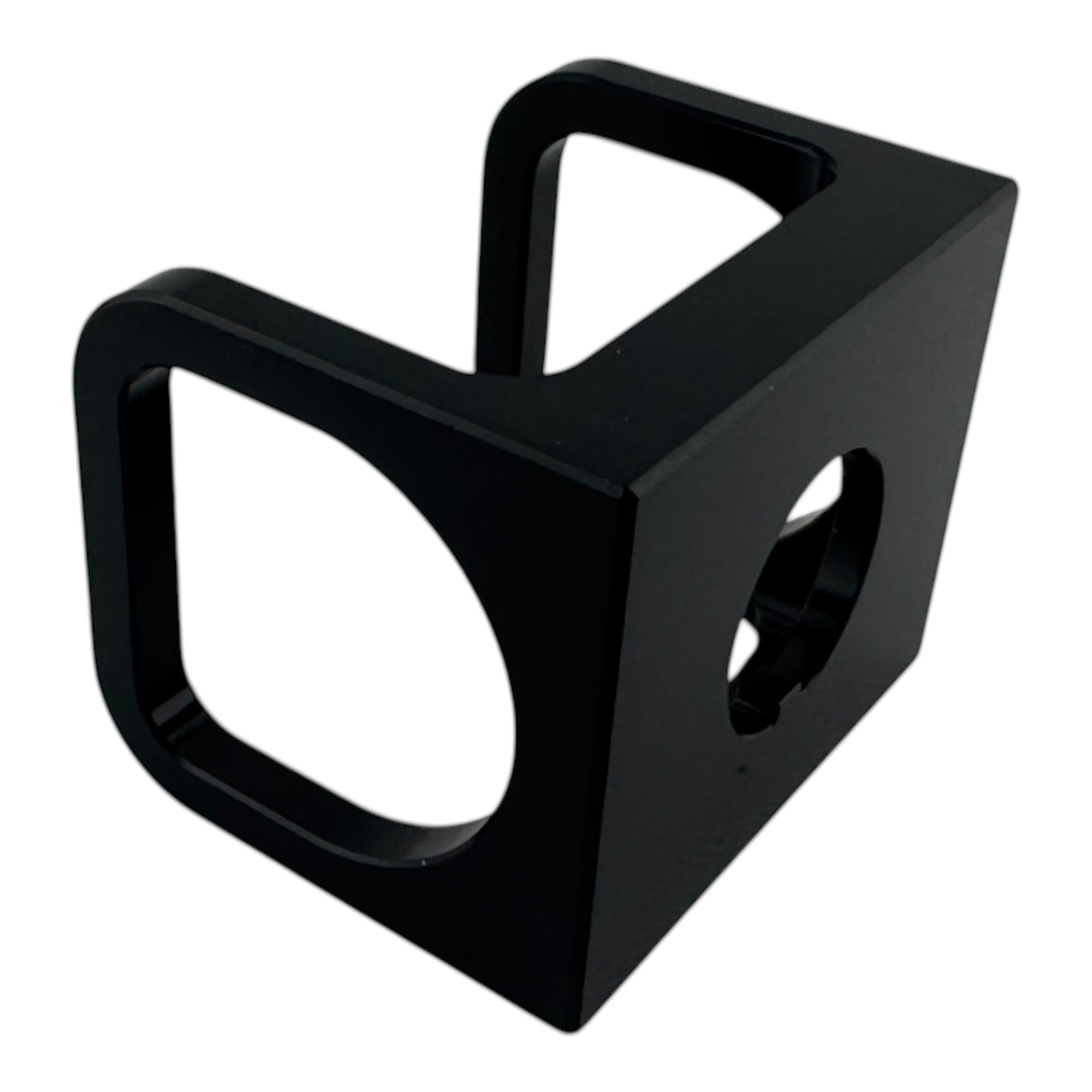 Duskie black anodized billet aluminum ISS-style toggle switch guard, protects against accidental activation.