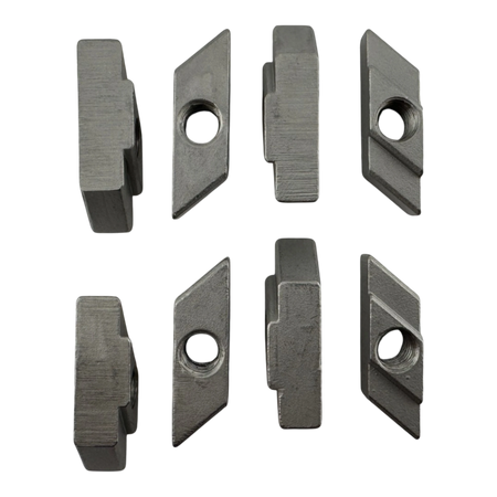 Duskie SS316 stainless steel M8 channel nuts for roof racks with 10mm gap and 21mm chamber. Pack of 8.