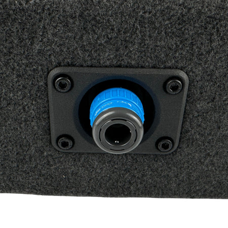 Duskie Nitto Legris blue quick-connect air and water coupler with panel and 12mm barb