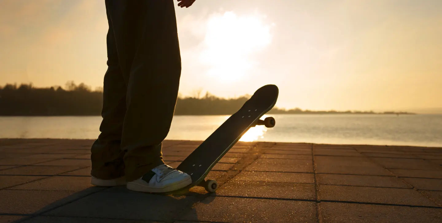 man with skateboard