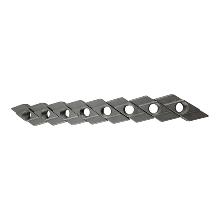 Duskie SS316 stainless steel M8 channel nuts for roof racks with 10mm gap and 21mm chamber. 8-pack.