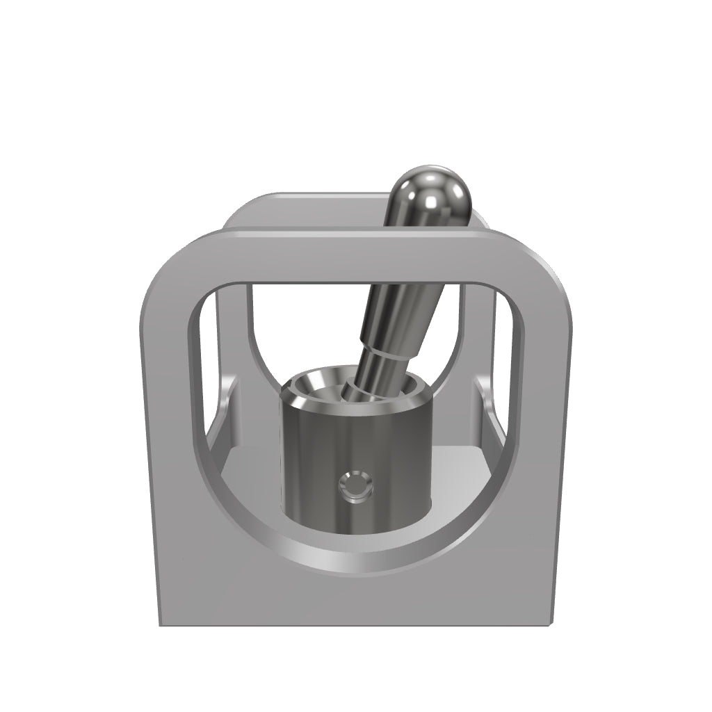 ISS-STYLE Toggle Switch Guard (Billet Aluminium - Silver)