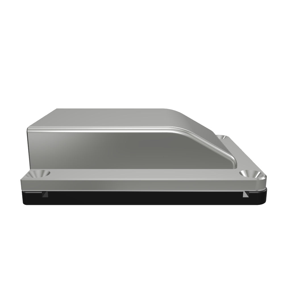 Surface Mount Solar Connector Cowl Kit, 50A (Silver (Billet Aluminium))